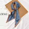 Women's Thin Long Narrow Polyester Printed Decorative Scarf Elegant All Match Fashion Neck Scarf For Spring Summer