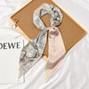 Women's Thin Long Narrow Polyester Printed Decorative Scarf Elegant All Match Fashion Neck Scarf For Spring Summer