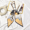 Women's Thin Long Narrow Polyester Printed Decorative Scarf Elegant All Match Fashion Neck Scarf For Spring Summer