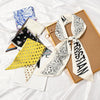 Women's Thin Long Narrow Polyester Printed Decorative Scarf Elegant All Match Fashion Neck Scarf For Spring Summer