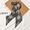 Women's Thin Long Narrow Polyester Printed Decorative Scarf Elegant All Match Fashion Neck Scarf For Spring Summer