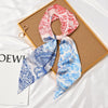 Women's Thin Long Narrow Polyester Printed Decorative Scarf Elegant All Match Fashion Neck Scarf For Spring Summer