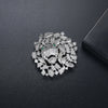Women's Three Dimensional Lion Brooch Electroplated Copper Cartoon Animal Jewelry Accessory For Clothing Wholesale Fashion Gift