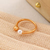 Women's Three Piece Ring Set Copper Geometric Electroplated Jewelry