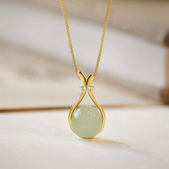 Women's Titanium Steel And Copper Necklace With Geometric And Heart Flower Bow Shapes Electroplated