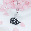 Women's Titanium Steel And Copper Necklace With Swan Design And Real Gold Plating