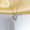 Women's Titanium Steel And Copper O Word Chain Necklace With Electroplating Simple Style Pendant Jewelry