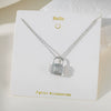 Women's Titanium Steel And Copper Pendant Necklace With Animal Zodiac Heart Shape Geometric Dripping Oil Design O Word Chain