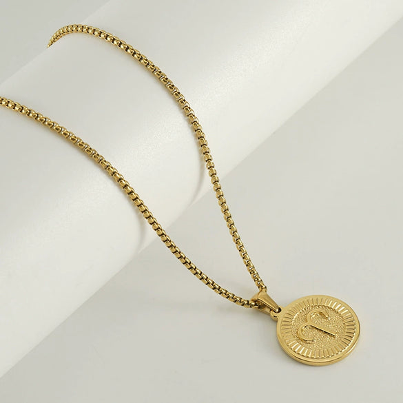Women's 316L Stainless Steel And 316L Stainless Steel Constellation Necklace With Electroplating And Square Pearl Chain
