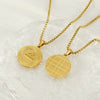 Women's 316L Stainless Steel And 316L Stainless Steel Constellation Necklace With Electroplating And Square Pearl Chain
