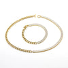 Women's Titanium Steel And Stainless Steel Electroplated Ochain Necklace Jewelry