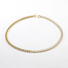 Women's Titanium Steel And Stainless Steel Electroplated Ochain Necklace Jewelry