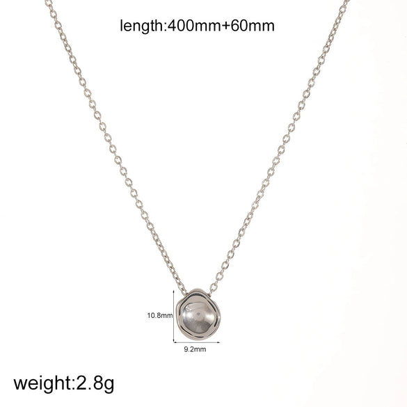 Women's Titanium Steel And Stainless Steel Geometric Irregular Diamond Light Luxury Niche Clavicle Necklace