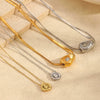 Women's Titanium Steel And Stainless Steel Geometric Irregular Diamond Light Luxury Niche Clavicle Necklace