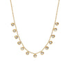 Women's Titanium Steel And Stainless Steel Geometric Style Diamond Tassel Jewelry With Electroplating And Ball Chain