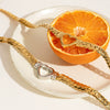 Women's Titanium Steel And Stainless Steel Necklace With Electroplating Jewelry
