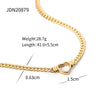 Women's Titanium Steel And Stainless Steel Necklace With Electroplating Jewelry