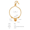 Women's 316L Stainless Steel Bracelet With Retro Personality Exaggerated Eyes Pendant And Geometric Style Electroplated