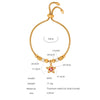 Women's 316L Stainless Steel Bracelet With Retro Personality Exaggerated Eyes Pendant And Geometric Style Electroplated