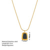 Women's Titanium Steel Clavicle Chain With Stars Sun And Moon Clouds Universe Pattern And Electroplating Style