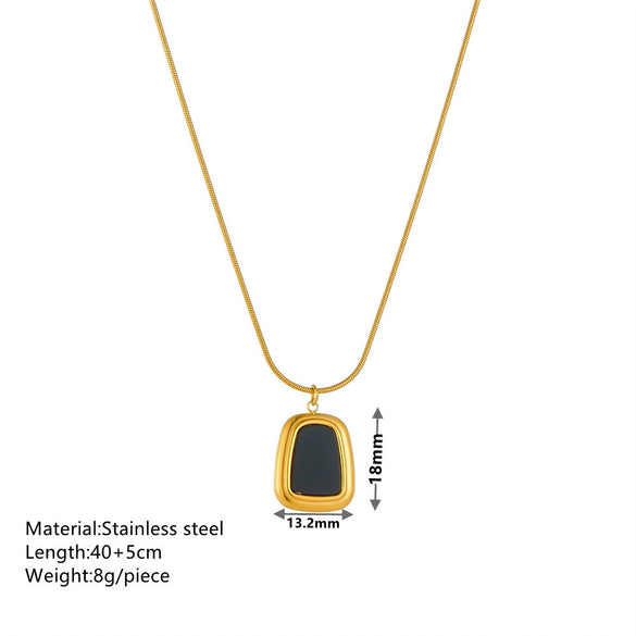 Women's Titanium Steel Clavicle Chain With Stars Sun And Moon Clouds Universe Pattern And Electroplating Style