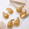 Women's 316L Stainless Steel Conch Earrings With Electroplating Fashion Style
