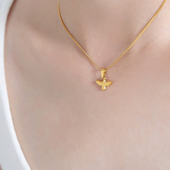 Women's Titanium Steel Crayfish Crab Zodiac Pendant Necklace With Geometric Pattern And Electroplating Treatment Twist Chain
