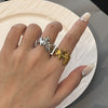 Women's Titanium Steel Dragonfly Ring Fashion Highend Light Luxury Electroplating Design
