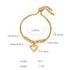 Women's 316L Stainless Steel Electroplated Geometric Bracelet Jewelry