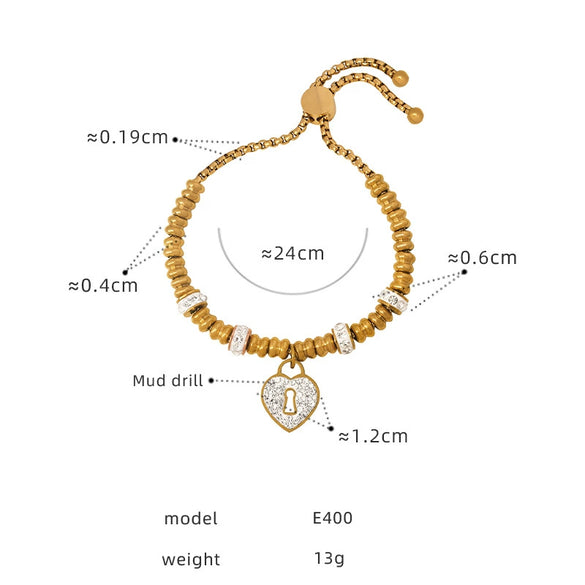Women's 316L Stainless Steel Electroplated Geometric Bracelet Jewelry