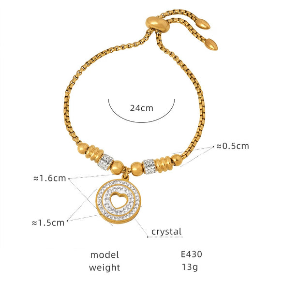 Women's 316L Stainless Steel Electroplated Geometric Bracelet Jewelry