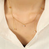Women's 316L Stainless Steel Electroplating Fashion Niche Design Cold Clavicle Necklace