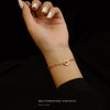 Women's 316L Stainless Steel Flower Joker Bracelet 18K Gold Plated