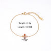Women's Titanium Steel Fourleaf Clover Geometric Light Luxury Exquisite Electroplated Bracelet Jewelry