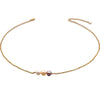 Women's Titanium Steel Freshwater Pearl Clavicle Chain With Geometric Style And Pearl Setting