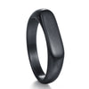 Women's Titanium Steel Geometric Casting Electroplated Ring Minimalist Style