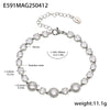 Women's Titanium Steel Geometric Design Electroplated Bracelet Jewelry