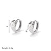 Women's Titanium Steel Geometric Earrings With Electroplating Light Luxury Simple Style