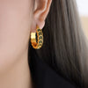 Women's 316L Stainless Steel Geometric Electroplated Allmatch Earrings
