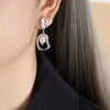 Women's 316L Stainless Steel Geometric Electroplated Allmatch Earrings