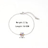 Women's Titanium Steel Geometric Flower Style Electroplating Bracelet Jewelry