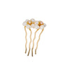 Women's Titanium Steel Geometric Handmade Ushaped Pearl Hairpin