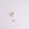 Women's Titanium Steel Geometric Love Necklace With O Word Chain Set With Diamonds And Plated 18K Gold