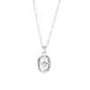 Women's Titanium Steel Geometric Mobius Pendant O Chain Necklace With Electroplating Design