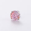 Women's Titanium Steel Geometric Octagon Rose Cut Zircon Earrings