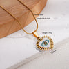 Women's Titanium Steel Geometric Snake Bone Chain Clavicle Necklace With Electroplating Treatment
