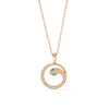 Women's Titanium Steel Geometric Style Electroplated O Word Chain Necklace