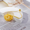 Women's Titanium Steel Geometric Style Electroplated Pull Bracelet Fashion Jewelry
