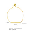 Women's Titanium Steel Geometric Style Electroplated Pull Bracelet Fashion Jewelry