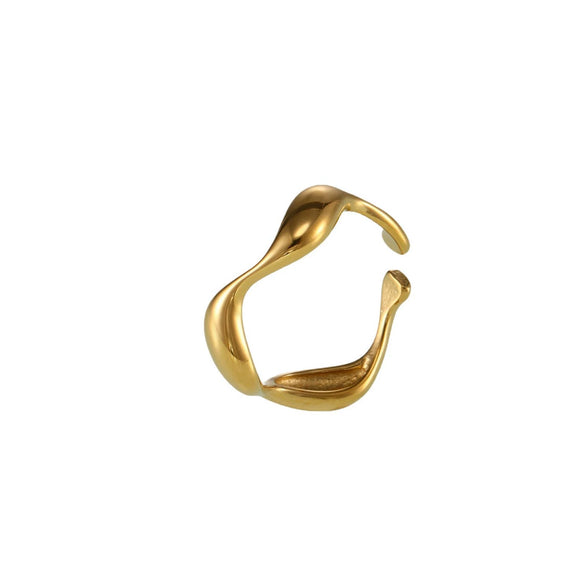 Women's Titanium Steel Geometric Style Light Luxury Bracelet With Electroplating Treatment